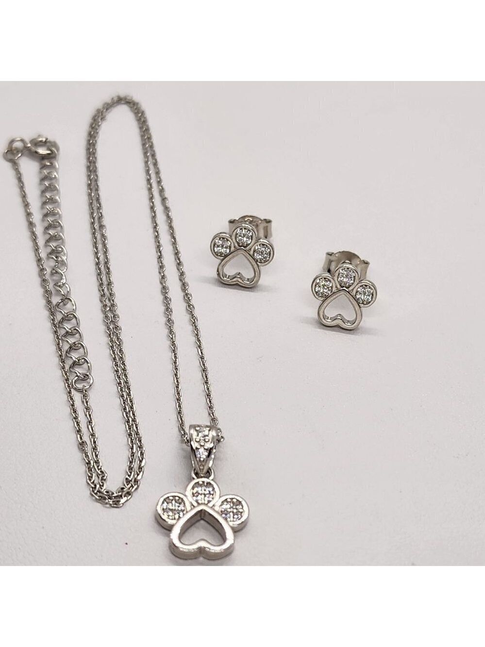 Brand New Sterling Silver 925 PAW Necklace